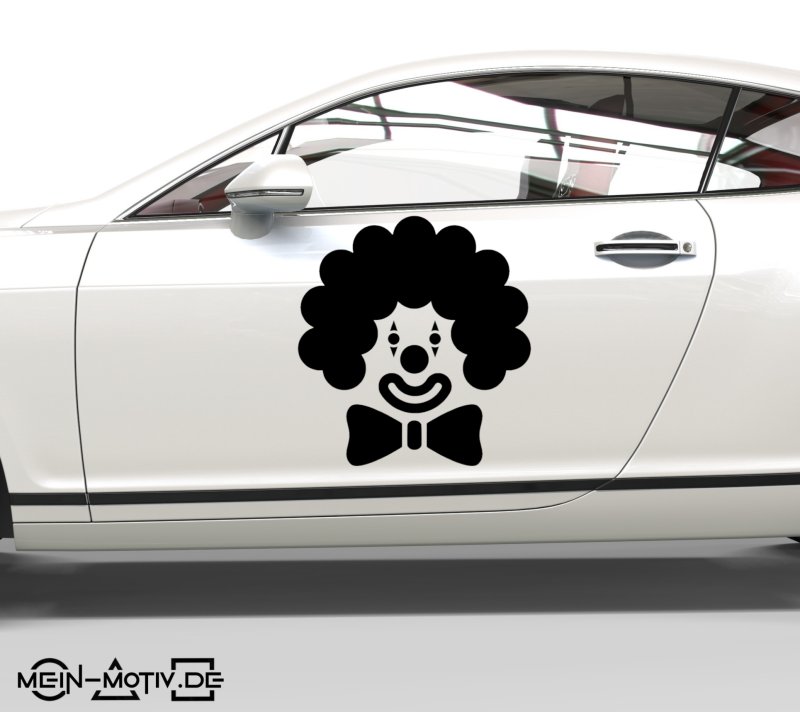 46373 Clown-Karneval Aufkleber